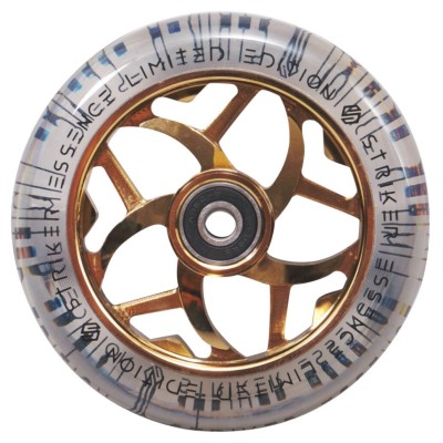 Колесо Striker Essence V3 Black Pro Scooter Wheel 110мм Gold Chrome