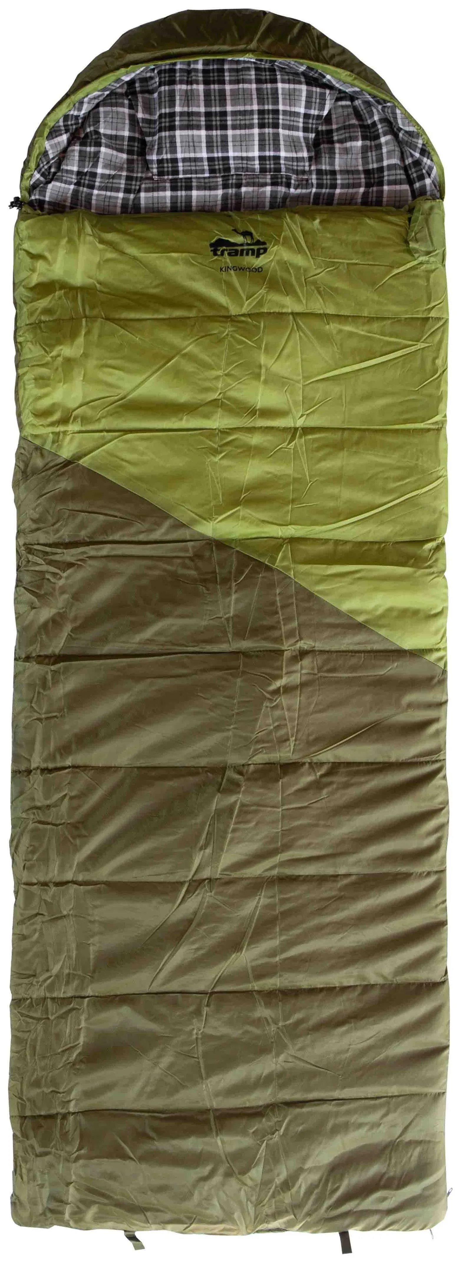 Спальний мішок Tramp Kingwood Long олівця лівий dark-olive/grey 230/100 UTRS-053L (UTRS-053L-L)