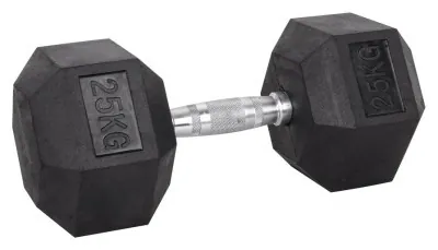 Гантель шестигранна inSPORTline Hexsteel 25 кг