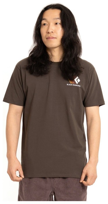 Мужская футболка Black Diamond M Faded SS Tee, Basalt, L