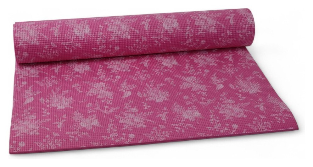 Коврик для йоги и фитнеса, pvc, 6 мм (принт) Bavar Sport