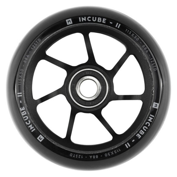 Колесо для трюкового самокату Ethic Incube V2 12STD Pro 115мм x 30мм - Black, укр