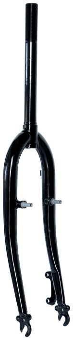 Вилка 24" Жесткая ST 1 rod-230 резьбовая disc/v-br черный FSD