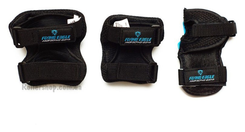 Комплект детской защиты Flying Eagle NS синий M (7-11 лет)