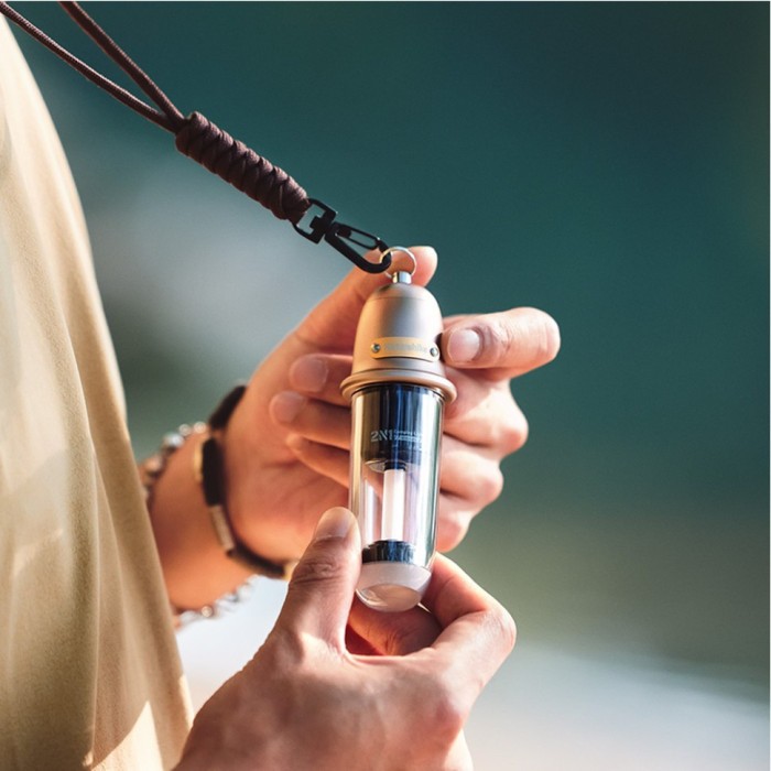 Ліхтар кемпінговий Naturehike CNK2350ZM010, 118х39мм, коричневий, укр, укр