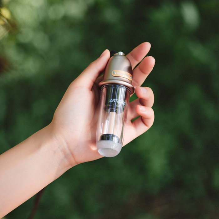 Ліхтар кемпінговий Naturehike CNK2350ZM010, 118х39мм, коричневий, укр, укр