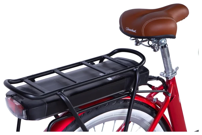 Велосипед з електроприводом 28" ST Dorozhnik eRETRO Vbr FR рама-19" 36B 13А*г 500Вт малиновий 2026