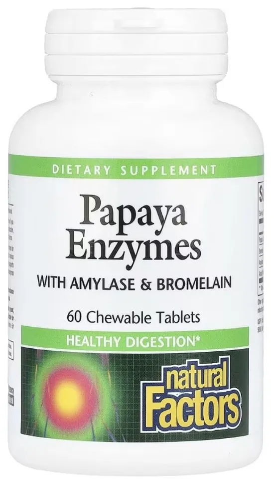 Papaya Enzymes - 60 tabs (DSN_2023-10-4701)