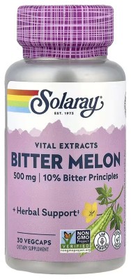 Bitter Melon Fruit Extract 10% 500mg - 30 vcaps