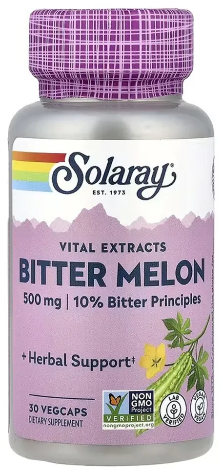 Bitter Melon Fruit Extract 10% 500mg - 30 vcaps (DSN_2023-10-6732)