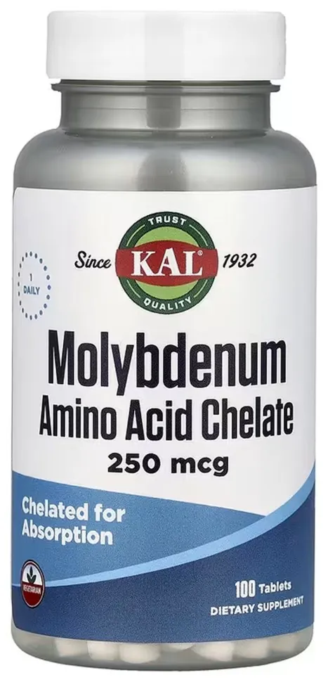 Molybdenum Amino Acid Chelate 250 mcg - 100 tabs (DSN_2023-10-7003)