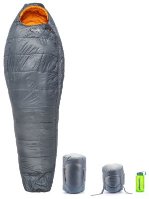 Спальный мешок Pinguin Topas (-1/-7°C), 195 см - Left Zip, Grey (PNG 231380) 2020