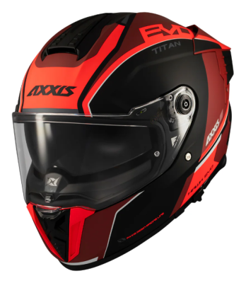 Мотошолом AXXIS HAWK SV EVO Titan B5 Matt Red