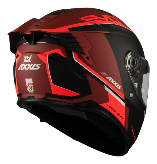 Мотошолом AXXIS HAWK SV EVO Titan B5 Matt Red