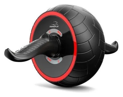 Колесо для преса PowerPlay 4326 зі зворотним механізмом AB Wheel Pro Чорно-червоне