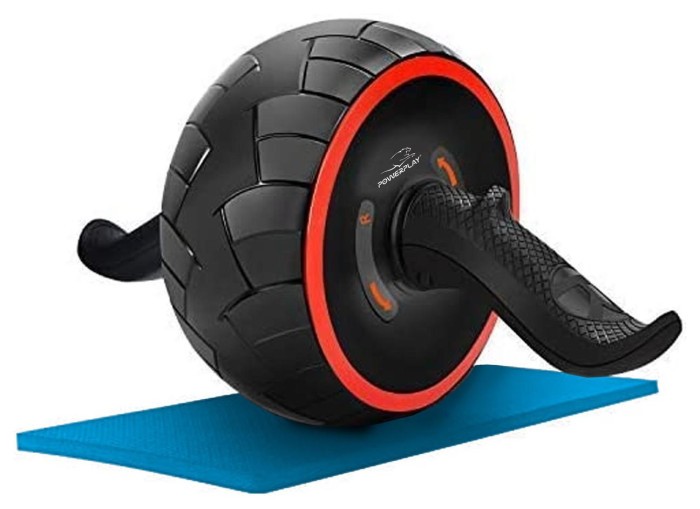 Колесо для преса PowerPlay 4326 зі зворотним механізмом AB Wheel Pro Чорно-червоне