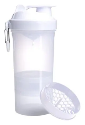 Шейкер спортивний SmartShake Original2GO 600ml Pure White