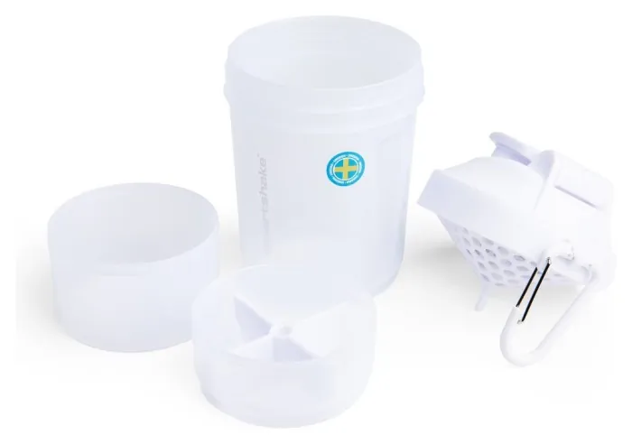 Шейкер спортивний SmartShake Original2GO 600ml Pure White