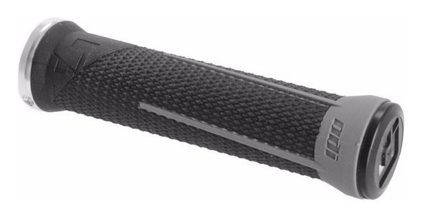 Гріпси ODI AG-1 Signature Black/Graphite w/ Silver clamps (черно - графітові з срібними замками)