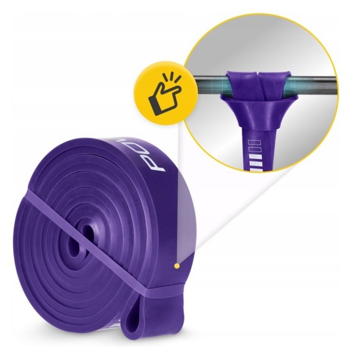 Еспандер-петля 4FIZJO Power Band 32 мм 17-26 кг резинка для фітнесу і спорту Violet (P-5907222931073)