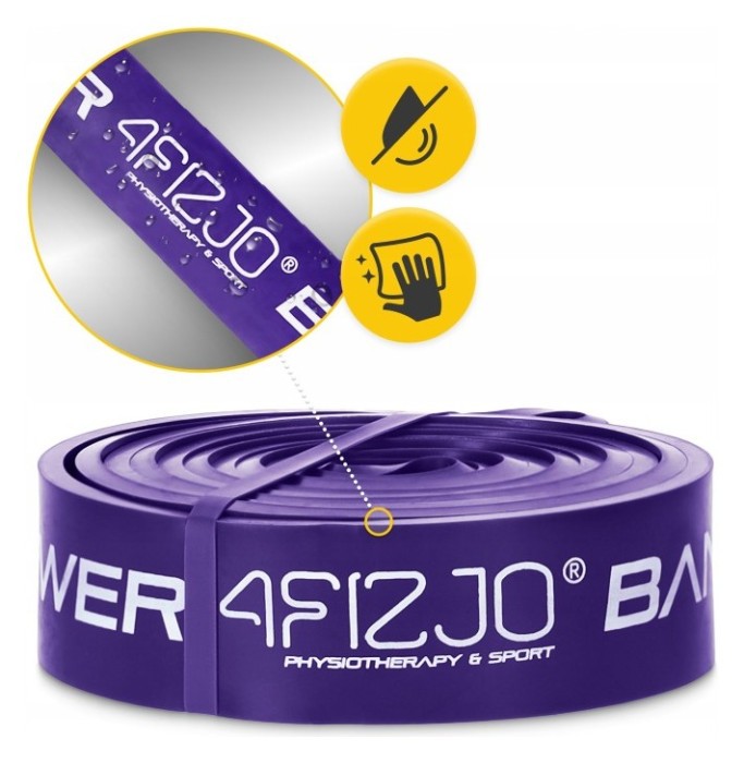 Еспандер-петля 4FIZJO Power Band 32 мм 17-26 кг резинка для фітнесу і спорту Violet (P-5907222931073)