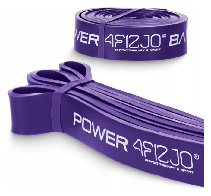 Еспандер-петля 4FIZJO Power Band 32 мм 17-26 кг резинка для фітнесу і спорту Violet (P-5907222931073)