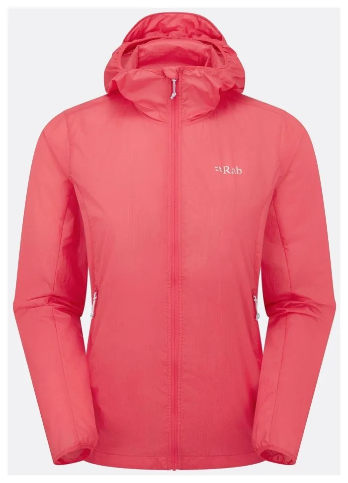 Вітровка жіноча Rab Vital Hoody Wmns, Hibiscus, 12 (SHM_RB QWS-50-HIB-12)