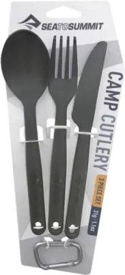 Набір столових приборів Camp Cutlery Set Charcoal від Sea to Summit