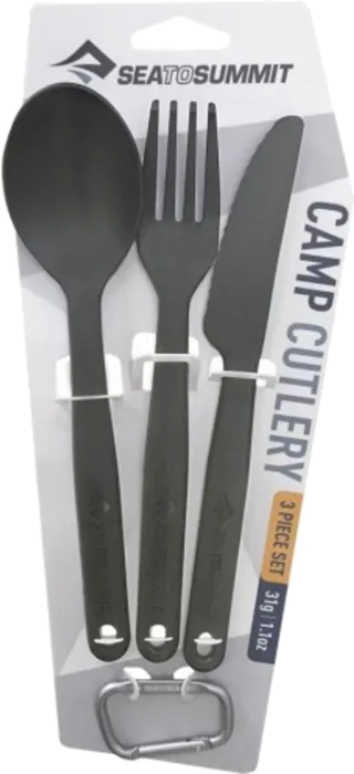 Набір столових приборів Camp Cutlery Set Charcoal від Sea to Summit