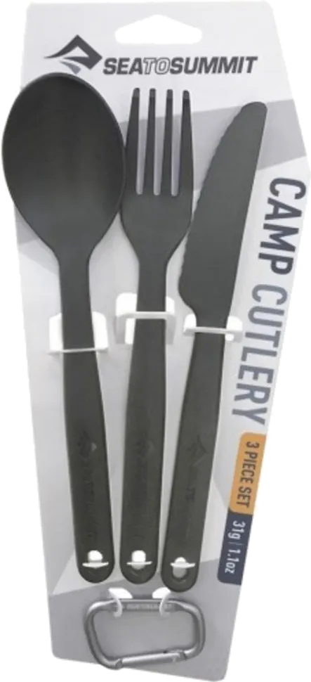 Набір столових приборів Camp Cutlery Set Charcoal від Sea to Summit (SHM_STS ACUTLCH)