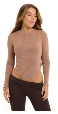 Боди Pobedov Juno женское Мокко L BLass3 169Lmkk