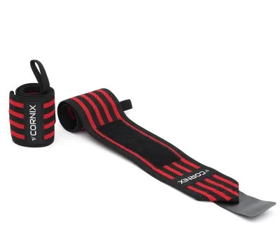 Бинты для запястий (кистовые бинты) Cornix Wrist Wraps XR-0195 Black/Red