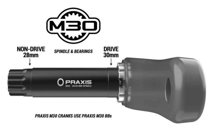 Каретка Praxis DMR-AXE30 BB-BSA 73/68mm