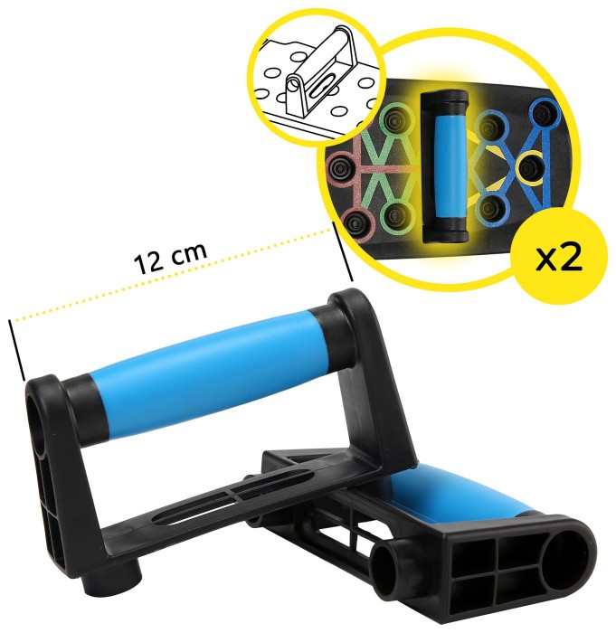Упори (дошка) для віджимань Cornix Push-Up Board складна, зі змінним хватом XR-0453