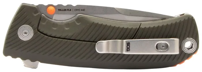 Розкладний ніж SOG Tellus FLK, Olive Drab