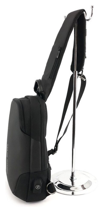 Рюкзак з однією лямкою Mark Ryden Mini Secret MR7056 Black, укр, укр