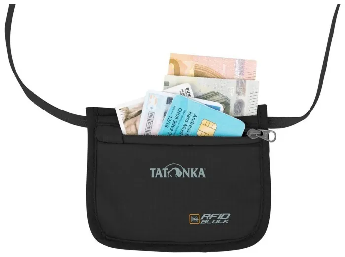 Кошелек нательный Tatonka Skin ID Pocket RFID B, Black
