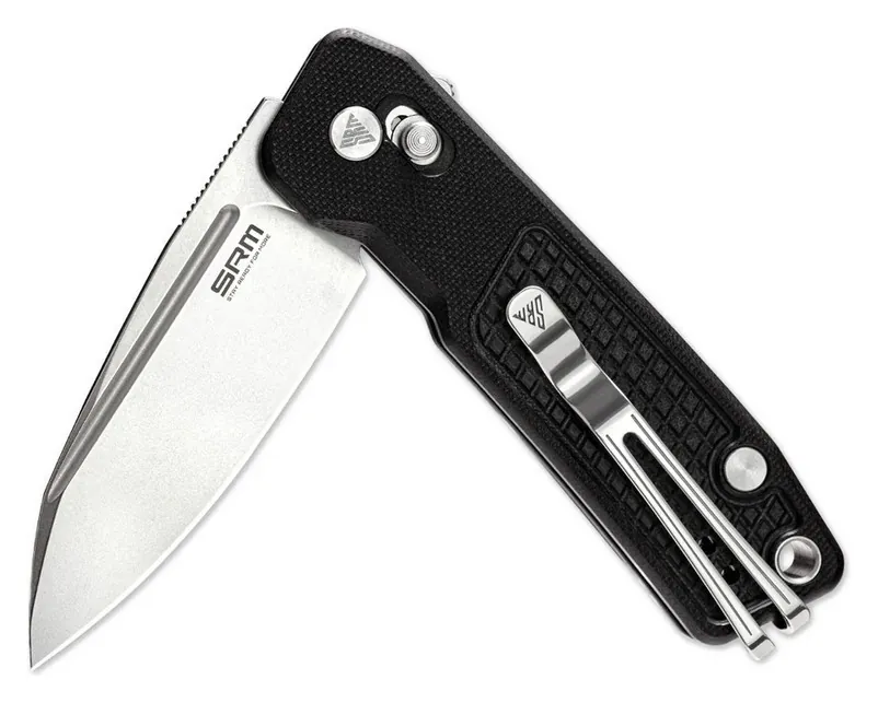 Ніж складаний кишеньковий SRM Scout (6.9 см) 14C28N / G10, чорний (FNR_7229-GB)