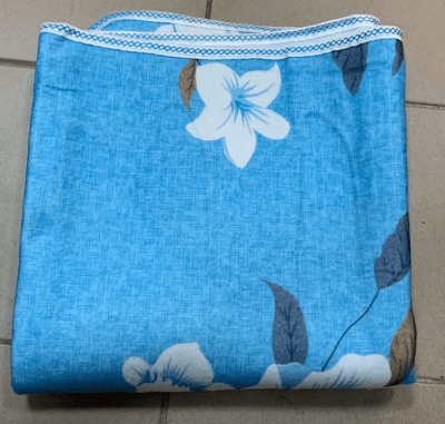 Электропростынь KUGULU байка 120x145 см, цветок белый (55192)