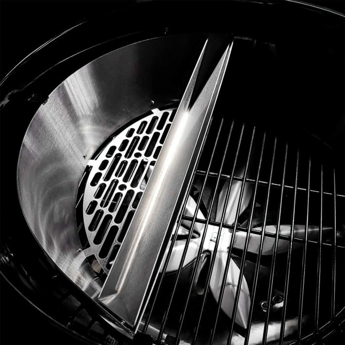 Угольный гриль Slow and Sear Black Edition Kettle Grill 57 см + корзина Deluxe SNS-KET-BK