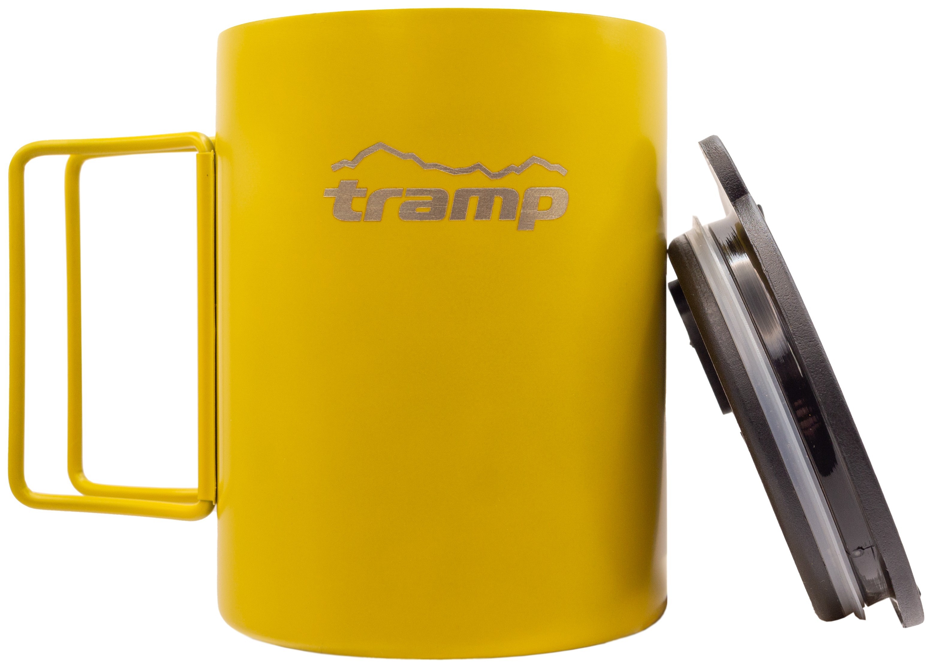 Термокружка TRAMP зі складаними ручками та поїлкою 400мл UTRC-137 mustard, укр, укр