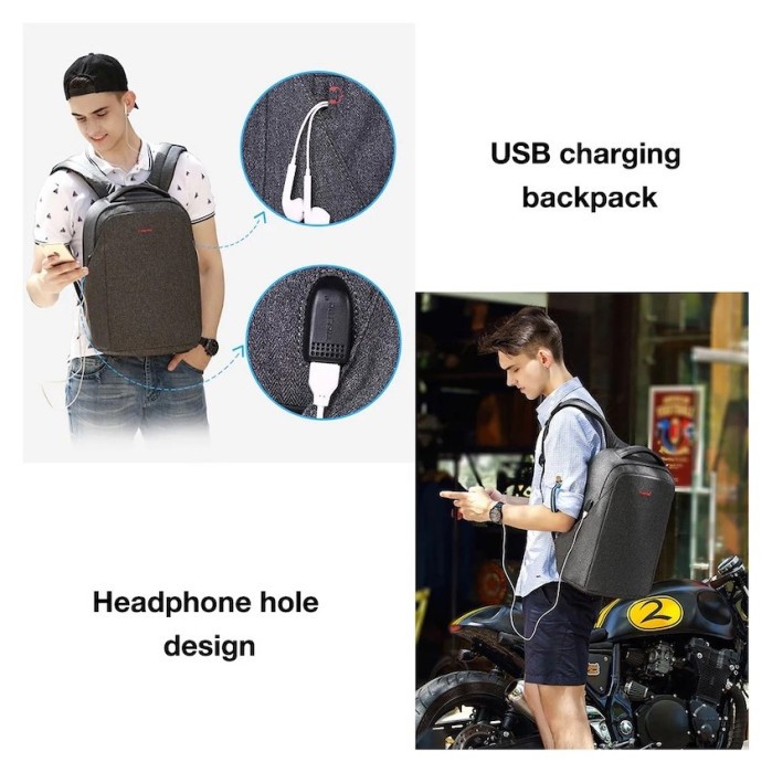 Рюкзак Tigernu T-B3237U 16" Grey