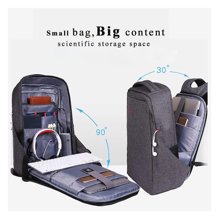 Рюкзак Tigernu T-B3237U 16" Grey