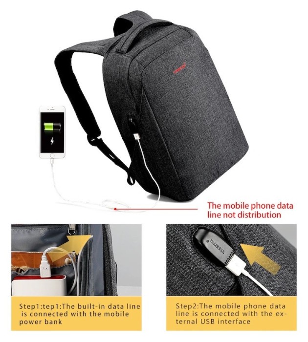 Рюкзак Tigernu T-B3237U 16" Grey