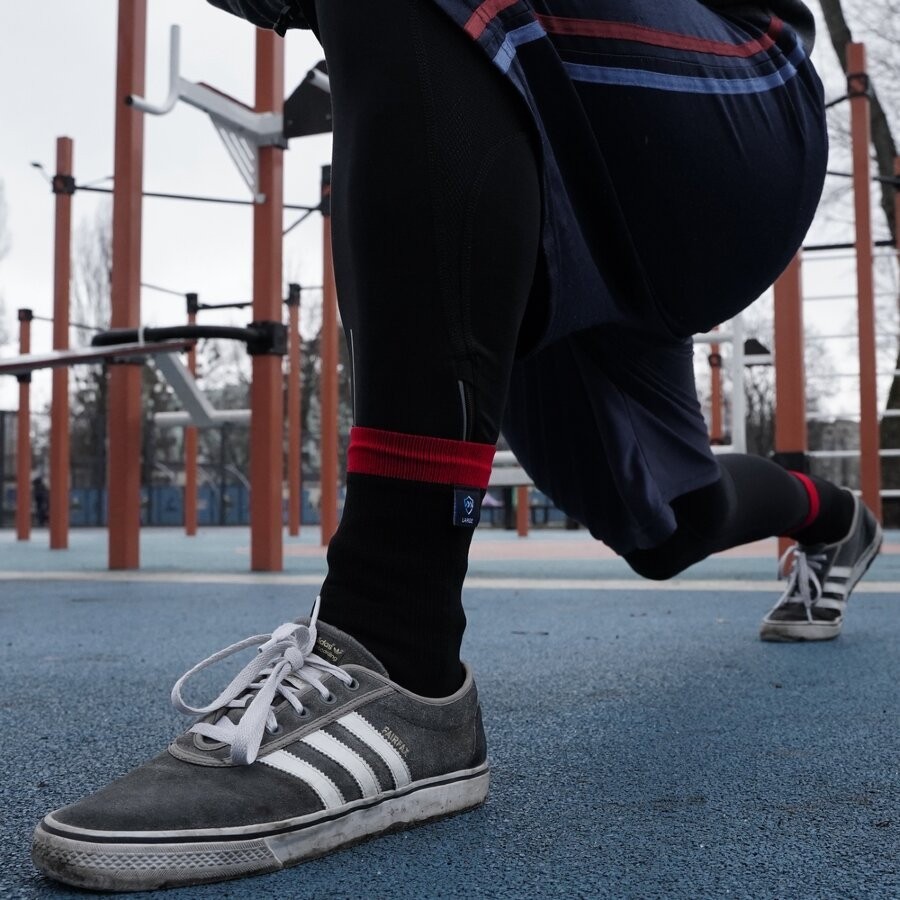 Носки водонепроницаемые Dexshell Running Lite, р-р S, красные