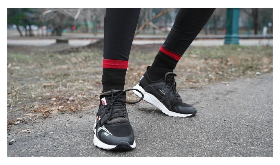 Носки водонепроницаемые Dexshell Running Lite, р-р S, красные