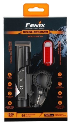 Комплект велофара Fenix BC26R+BC05RV20