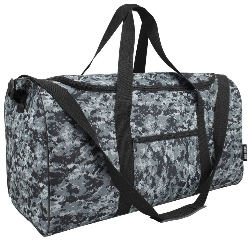 Сумка дорожня Semi Line 52 Black Camo (A3032-5) (DSM_DAS302169)