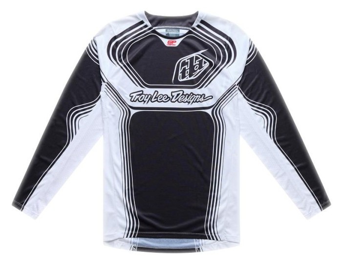 Мото джерсі TLD GP PRO JERSEY; STREAMLINE [BLACK / WHITE] L