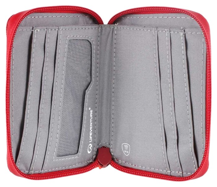 Кошелек Lifeventure Recycled RFID Bi-Fold Wallet raspberry